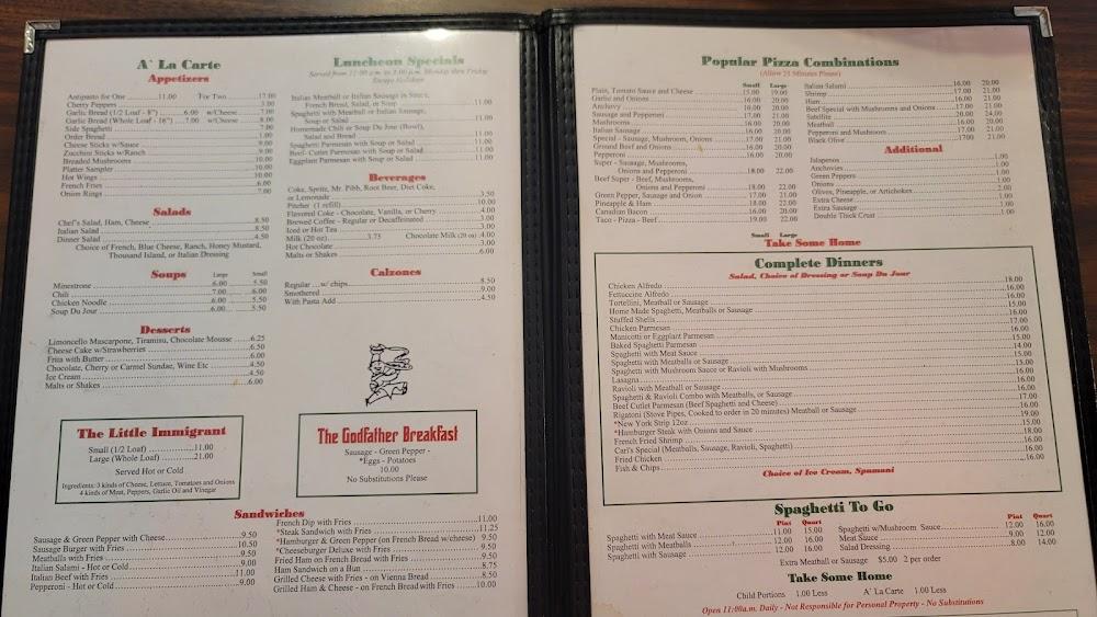 Carl's Pizza Antipasto Salad for Two